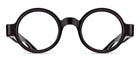 Matsuda M1041 Matte Black-Black round acetate optical frame front view
