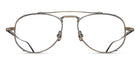 Matsuda M3142 Antique Gold aviator metal optical frame front view
