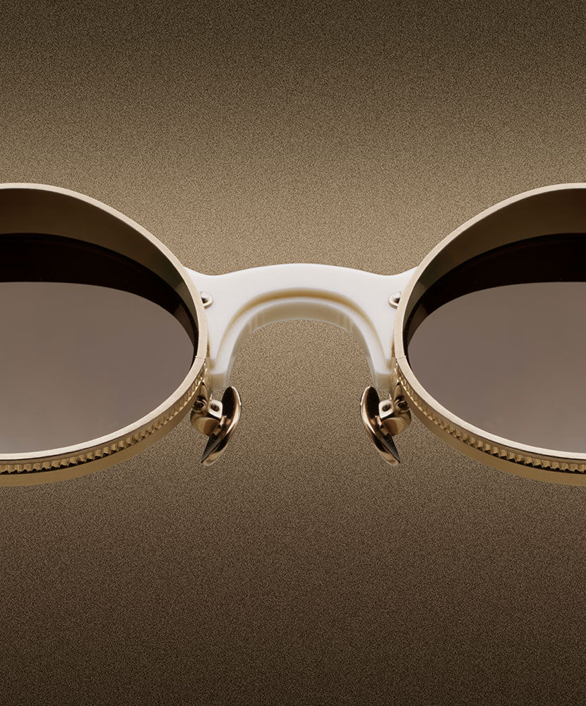 Matsuda Official | 10605H Round Sunglasses - Hand Made in Japan