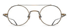 M3143 Antique Gold round metal optical frame front view