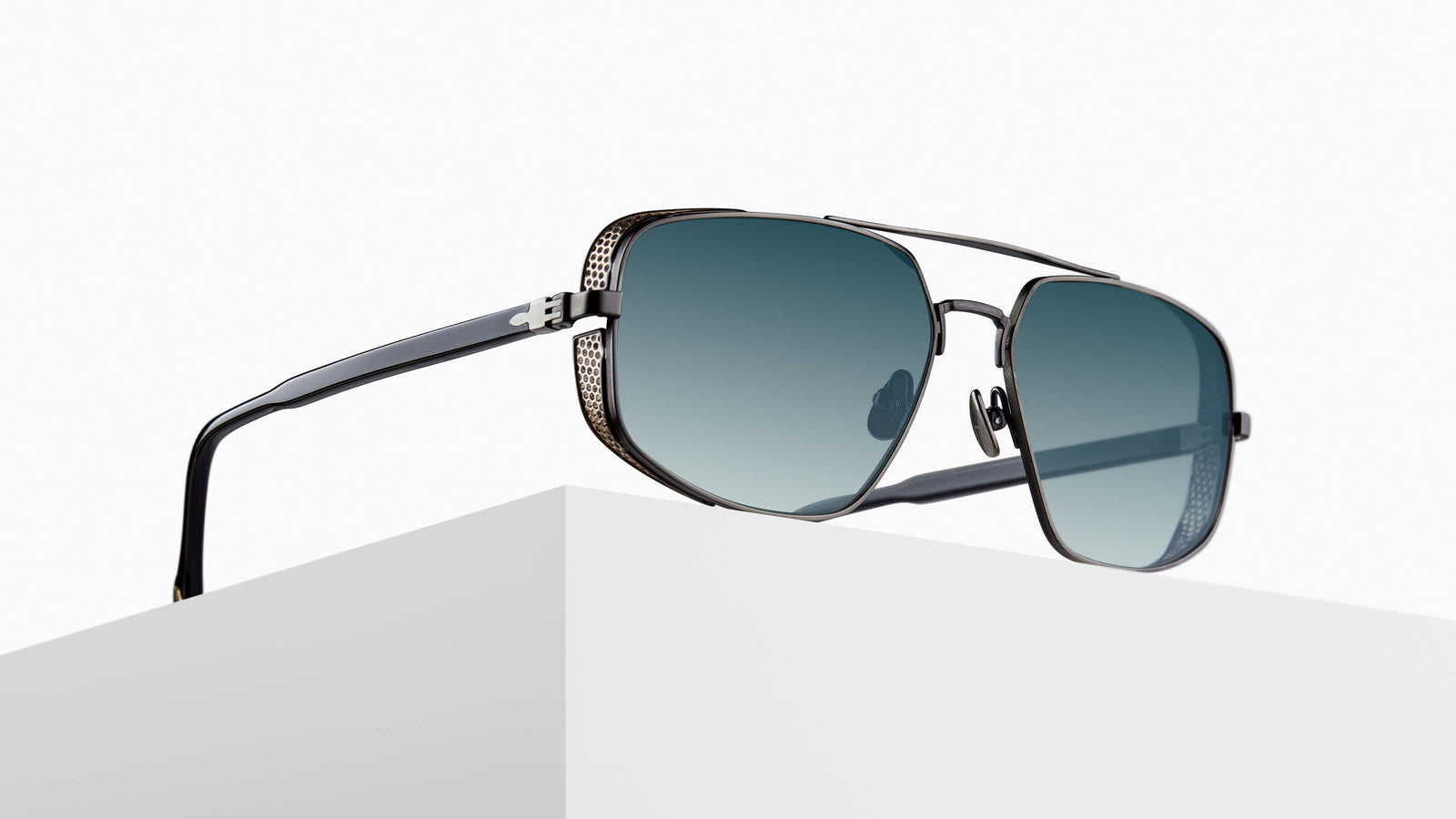 Matsuda M3139 pilot-frame sunglasses - Grey
