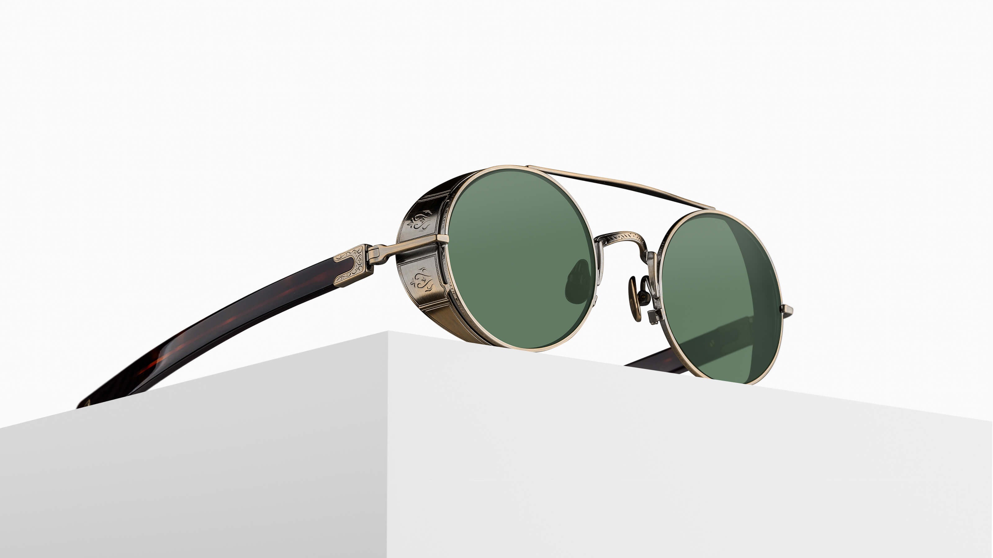 マツダアイウェアM3128 Matsuda Official | M3128 Round Sunglasses - Hand Made in Japan