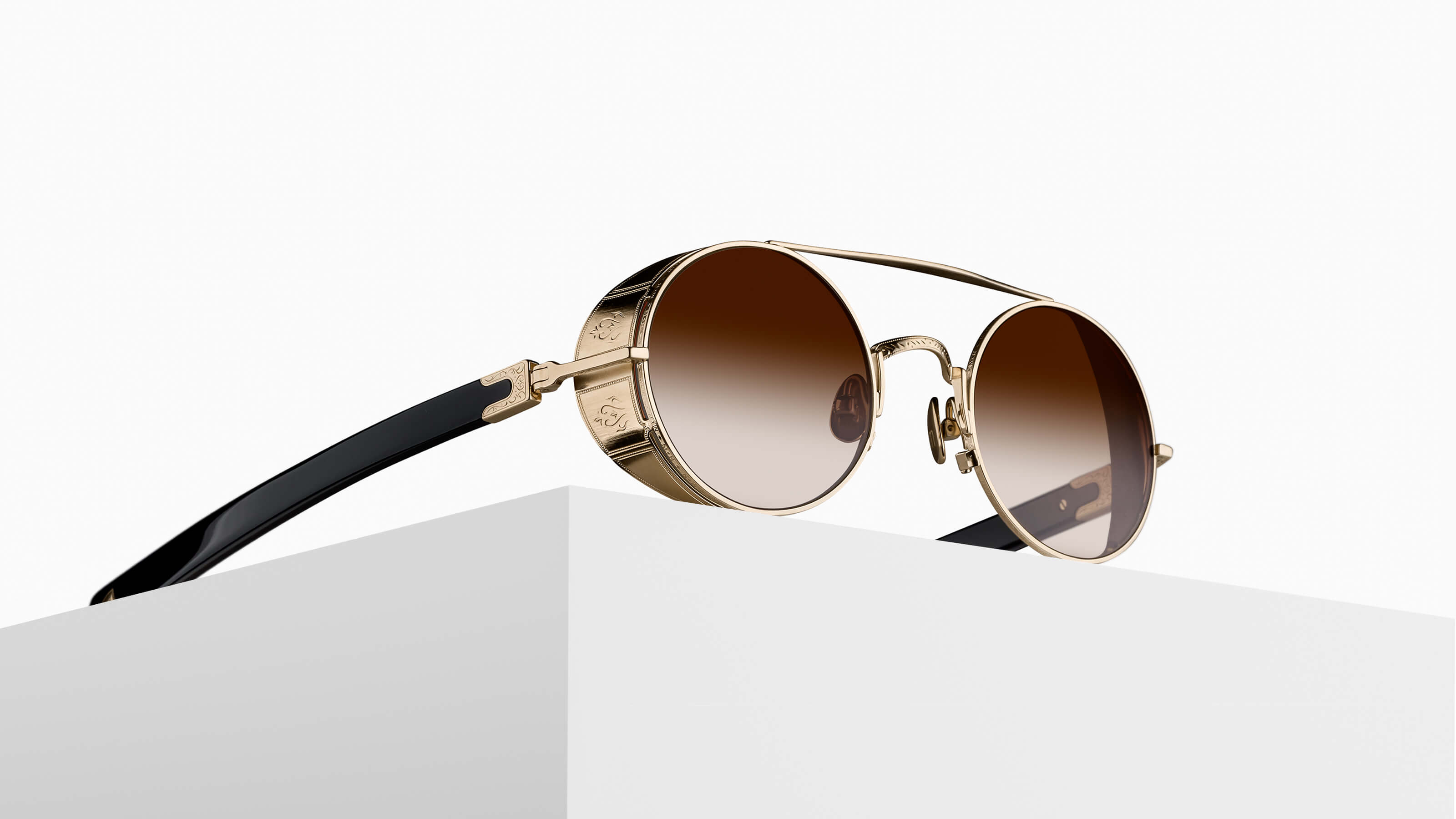 まや Matsuda Official | M3128 Round Sunglasses - Hand Made in Japan