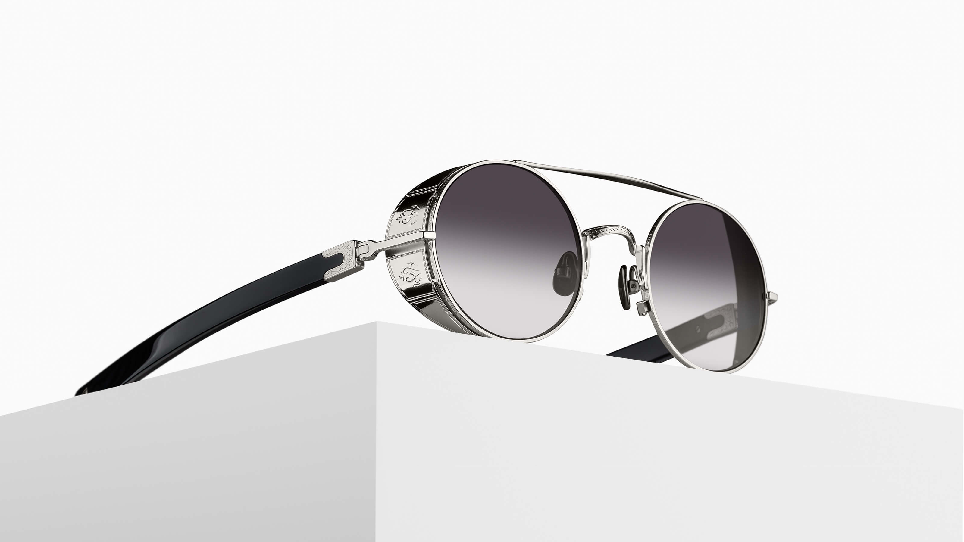 マツダアイウェアM3128 Matsuda Official | M3128 Round Sunglasses - Hand Made in Japan