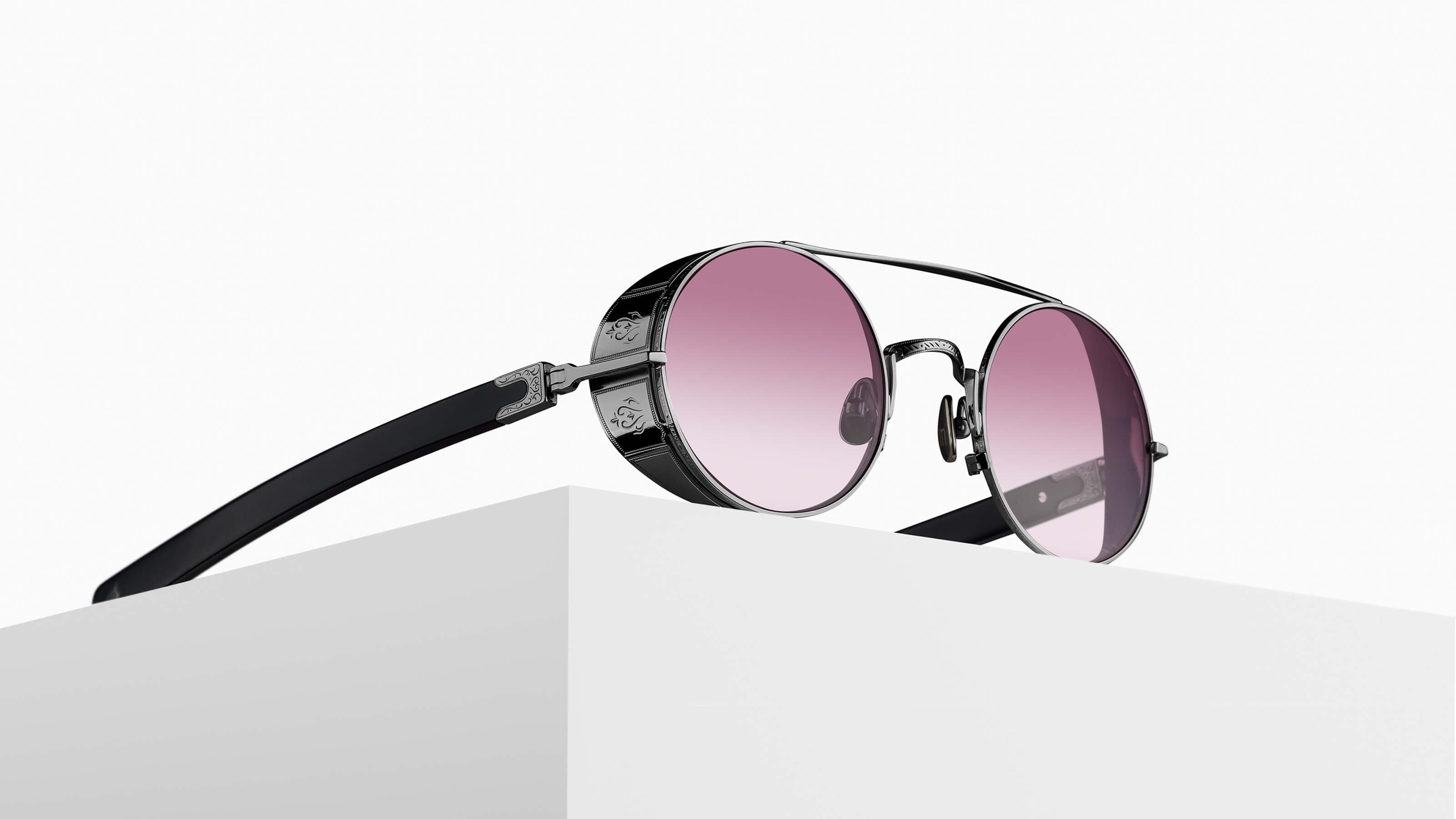 マツダアイウェアM3128 Matsuda Official | M3128 Round Sunglasses - Hand Made in Japan