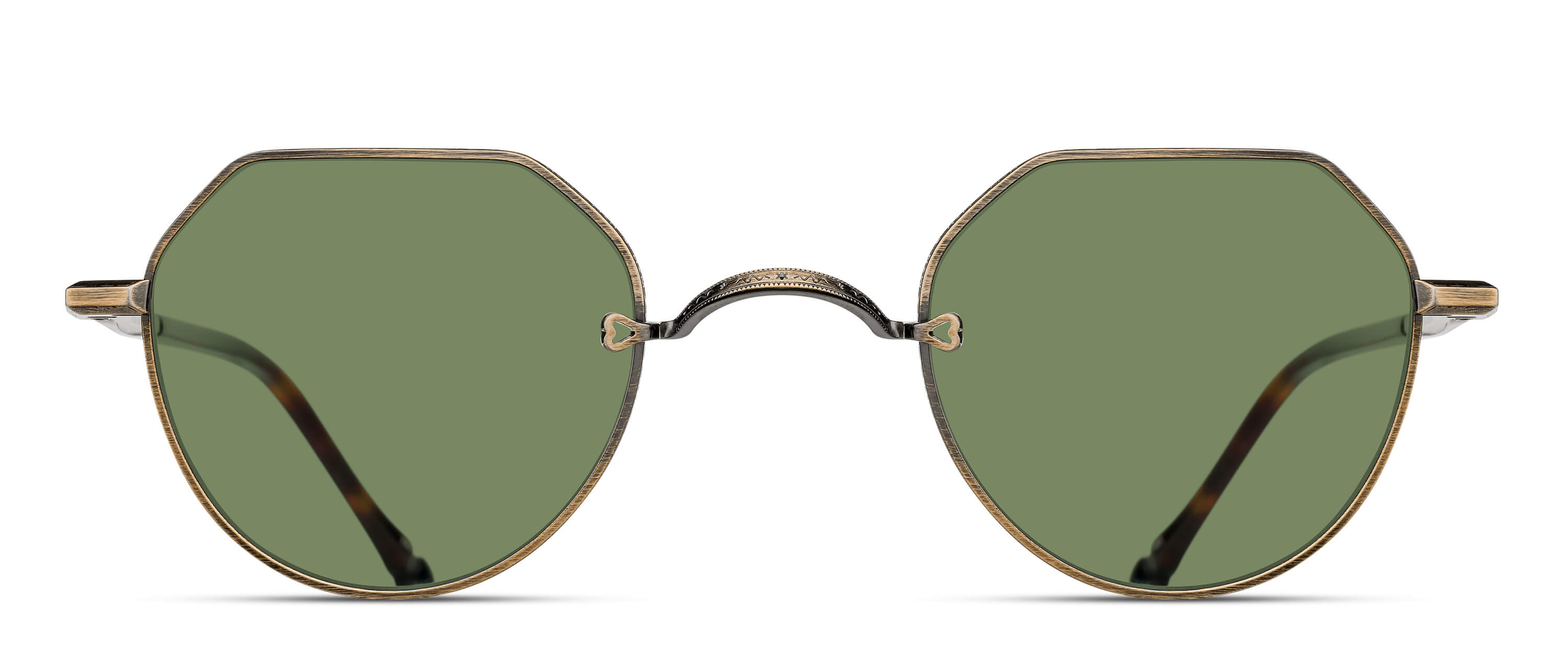 サングラス MATSUDA Matsuda - M3148.SG - brushed gold blue grey Matsuda - M3148 Sunglasses | Specs Collective