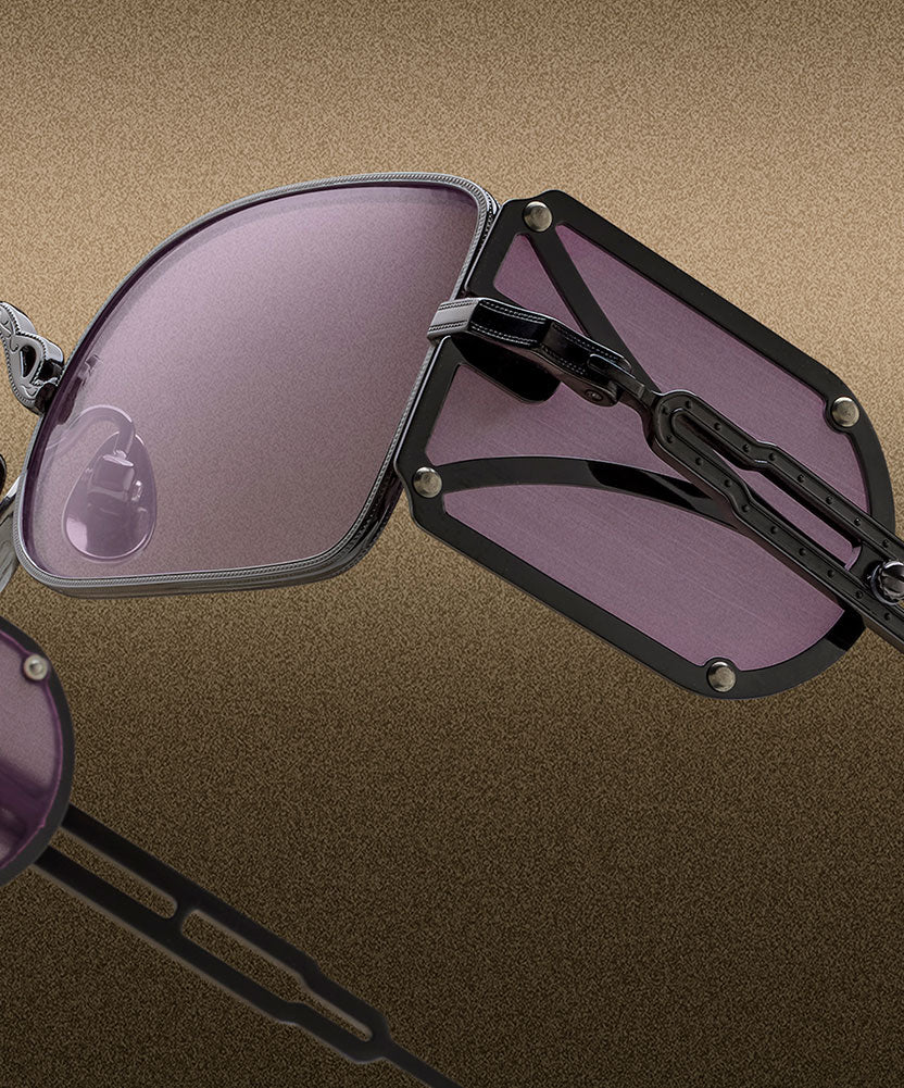Matsuda Official | 10611H Rectangle Sunglasses - Hand Made in Japan