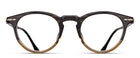 Matsuda M2058 Half Demi round acetate optical frame front view